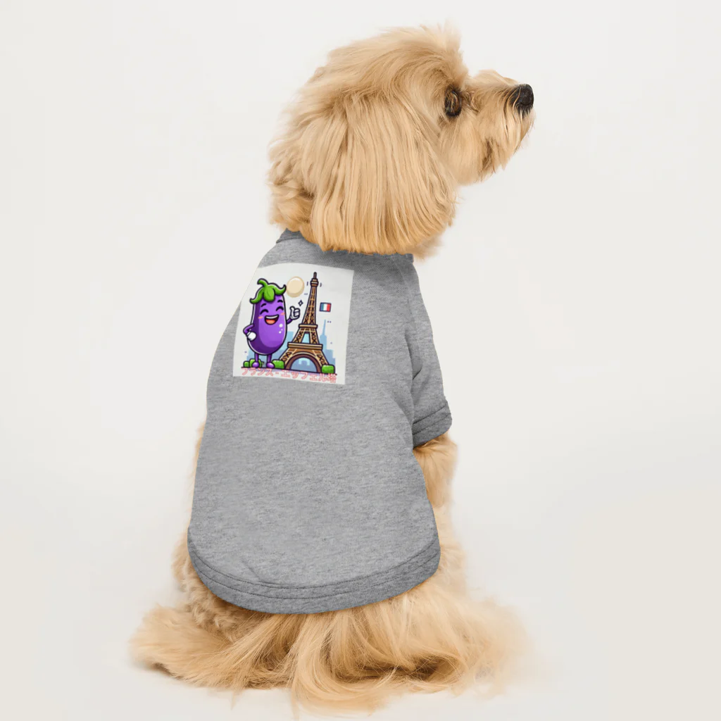 レトロのナスビー Dog T-shirt