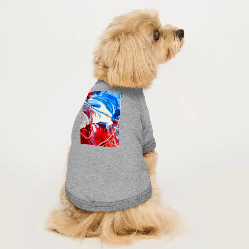 atelier_lapislazuliの未知の海 Dog T-shirt