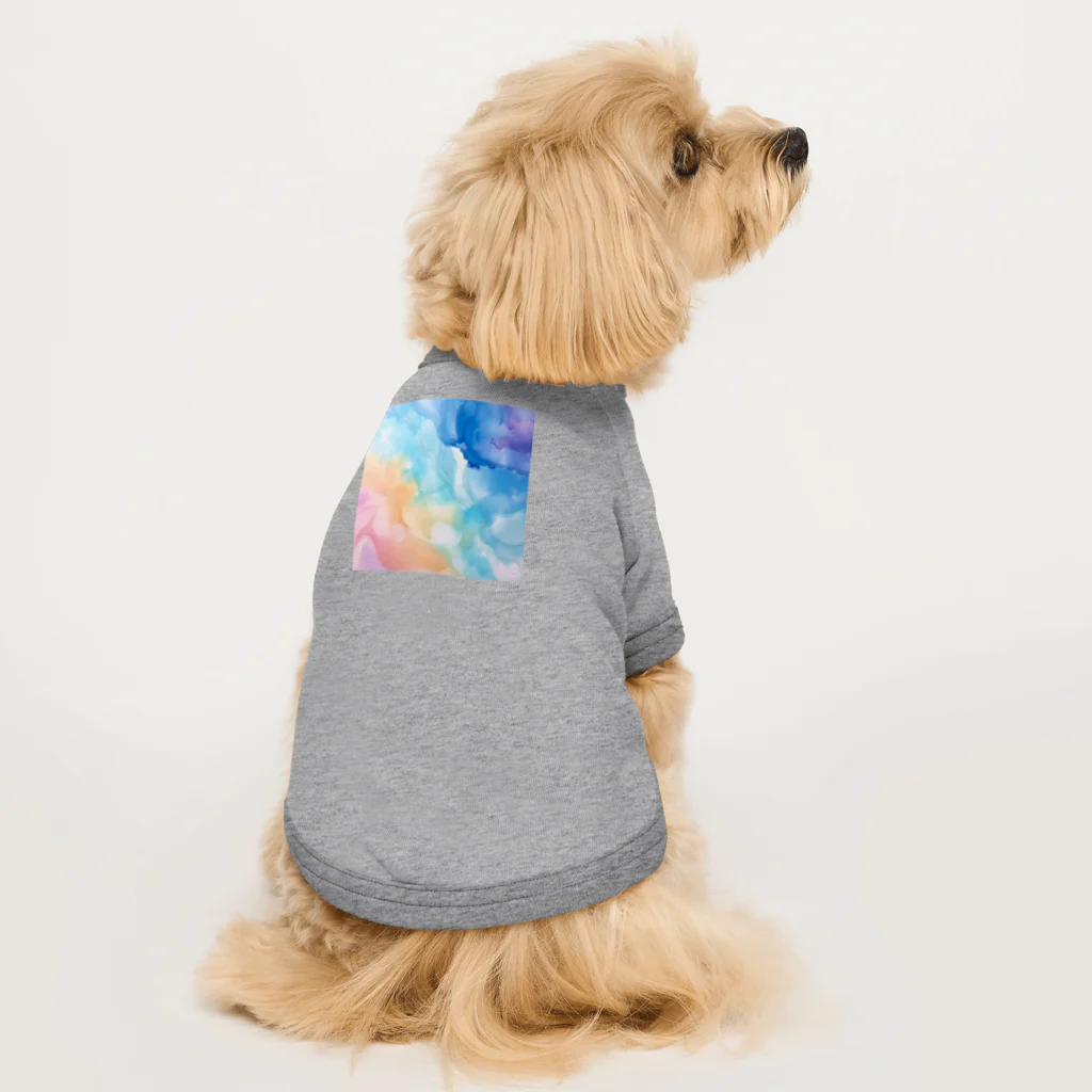 chan-takehaniの夢幻のカラーパレット Dog T-shirt