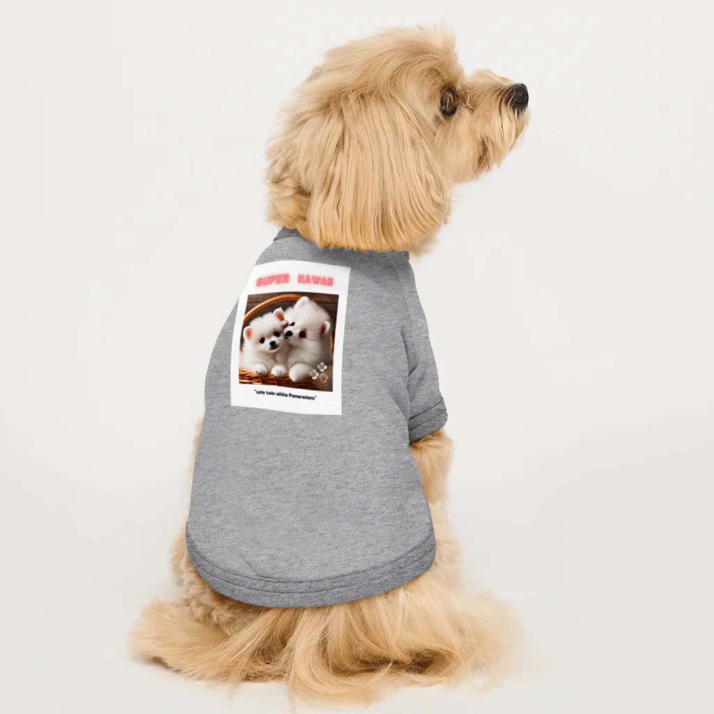 GNIのふたごのポメラニアン Dog T-shirt