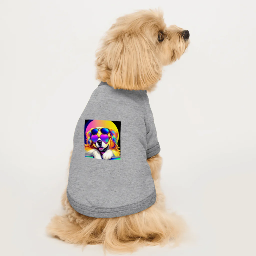 original shop dieuloのファンリバー Dog T-shirt