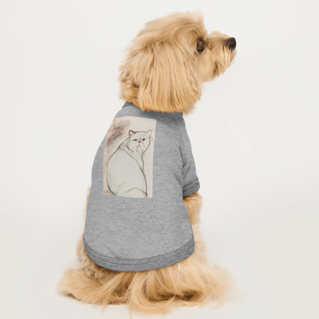 たまコロンの猫のたまさぶろう Dog T-shirt