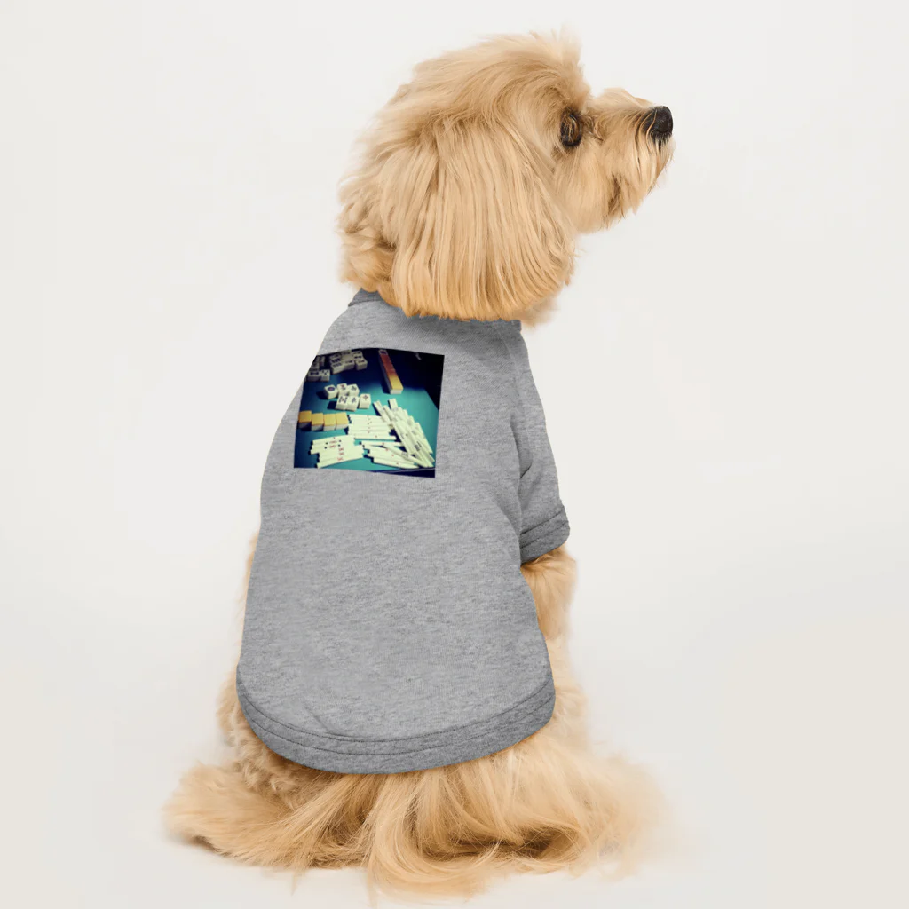 ニブイチ屋の捲りトップ Dog T-shirt