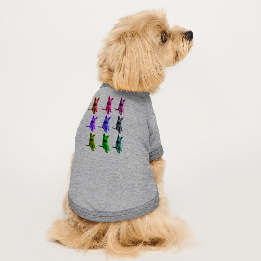 Vermeer-ふぇるめーるのふぇるくん　からふる！ Dog T-shirt