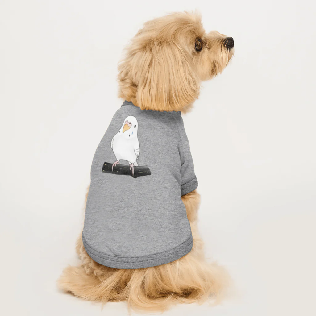 まめるりはことりのまったりセキセイインコちゃん【まめるりはことり】 Dog T-shirt