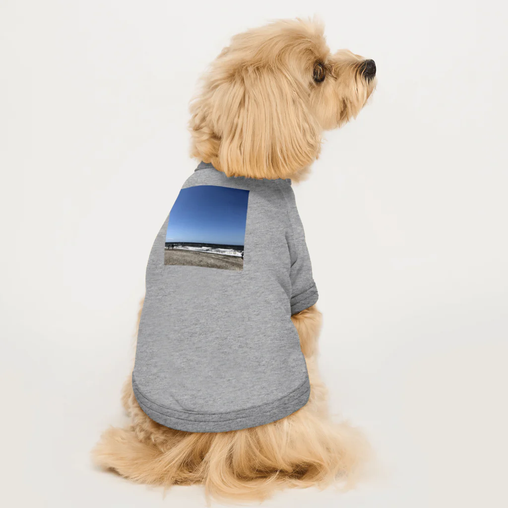 我欲無欲のビーチクリーンしてる海岸 Dog T-shirt