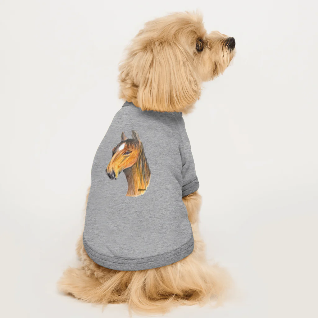 greetenの馬 アート Dog T-shirt