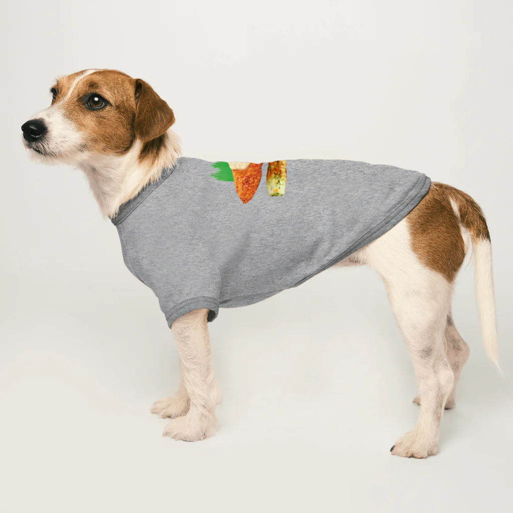 居酒屋さいこうののり弁のスタメン Dog T-shirt