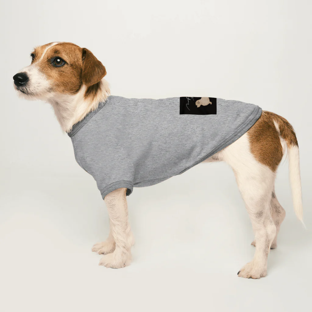 TOMOS-dogのノーフォークテリア　シルエット Dog T-shirt