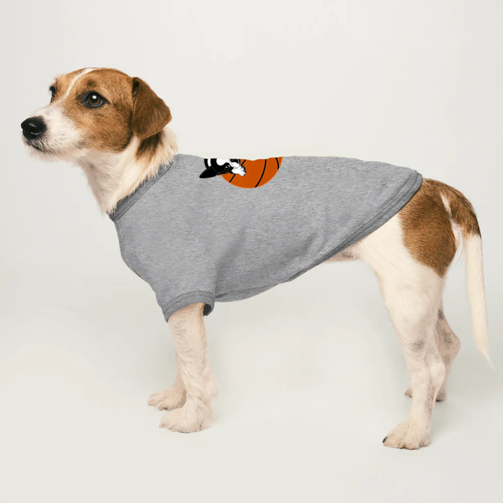 コチ(ボストンテリア)の小物用:ボストンテリア(バスケットボール)[v2.7.5k] Dog T-shirt