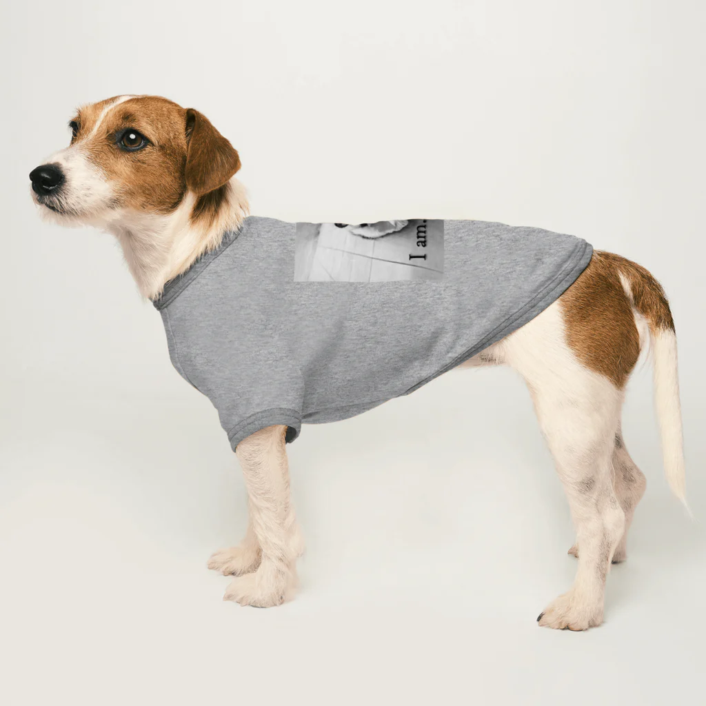 CHUNTANのI am... (シロクロ) Dog T-shirt