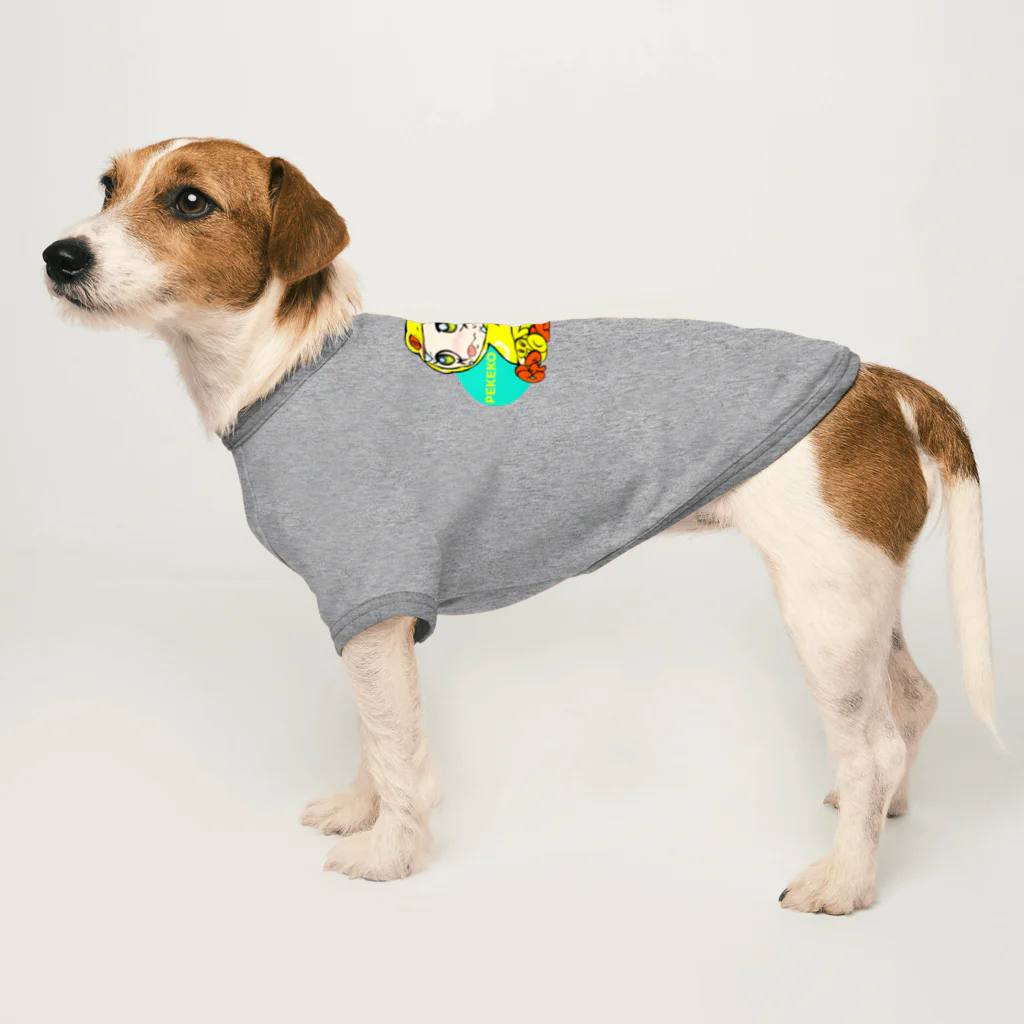 ちゃとらま　CHA10ramaのPEKEKO♡SNAKE Dog T-shirt