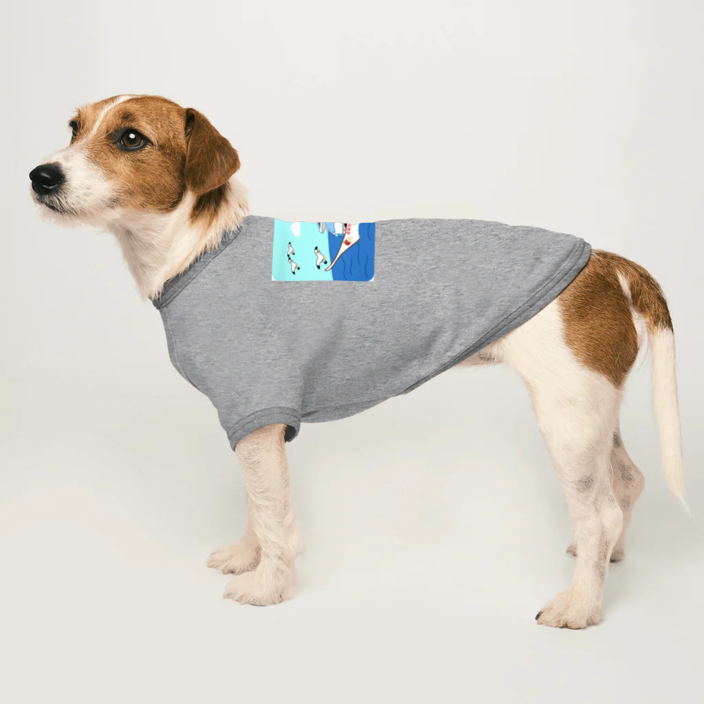 Fortune Campers そっくの雑貨屋さんのさおりん号で釣りしよう Dog T-shirt