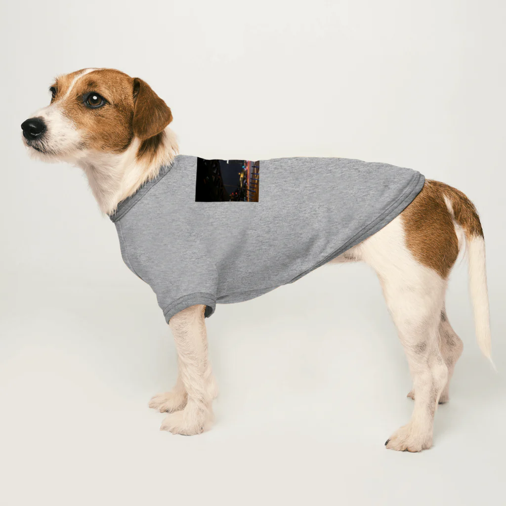 nokkccaの光跡 - Junction Light trail - Dog T-shirt