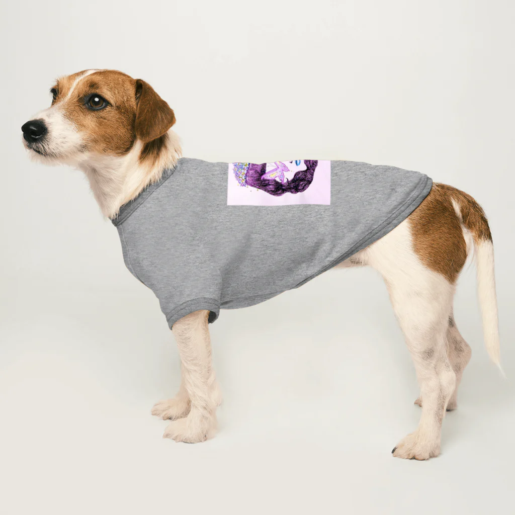 塩バターのお花畑ちゃん Dog T-shirt