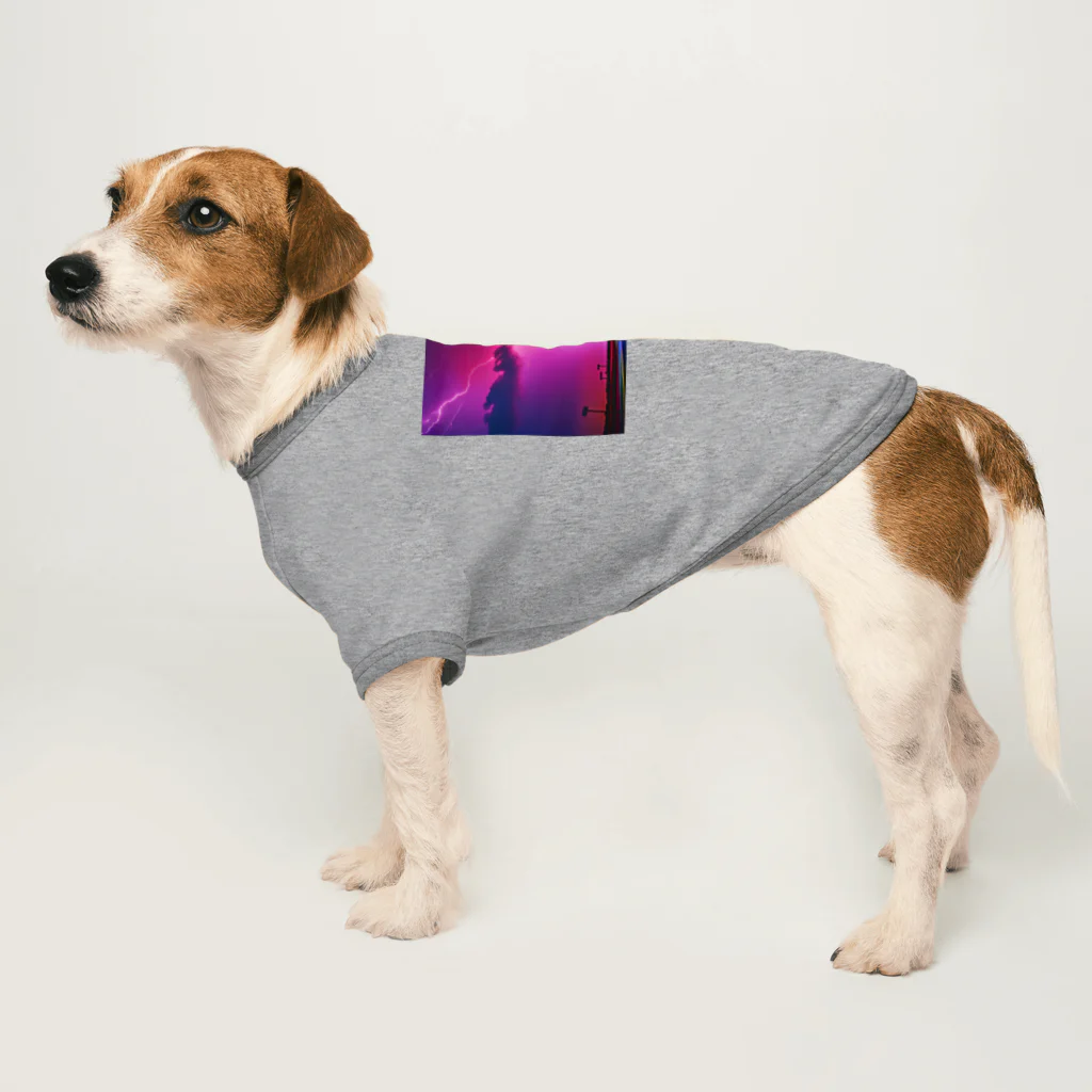 Sokhoの鮮やかでかっこいい雷グッズ Dog T-shirt