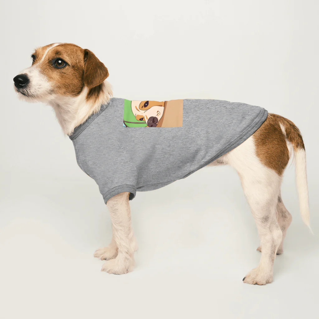 やる気のない犬のやる気のない犬 ドッグTシャツ