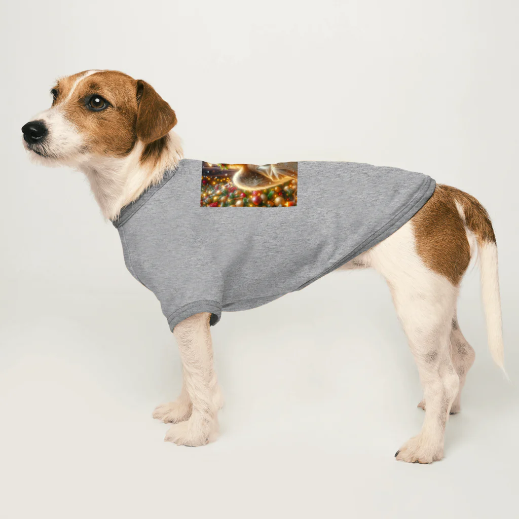 たまき工房の呑天使のクリスマス Dog T-shirt