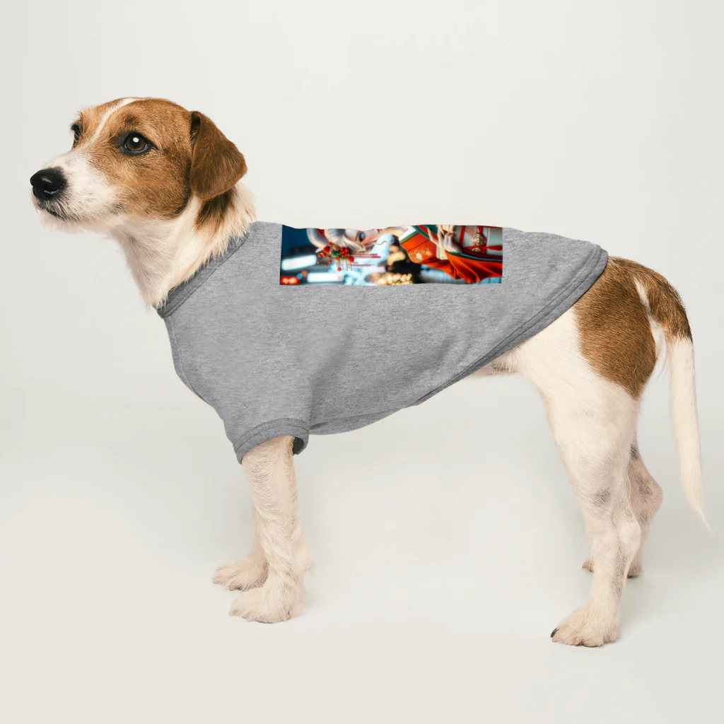 Modern Masteryの和洋折衷クリスマス Dog T-shirt