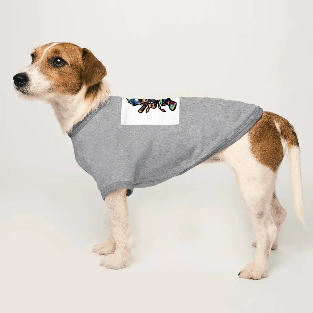 rsrsrsrsrの“Digital Ninja” ロゴ付き Dog T-shirt