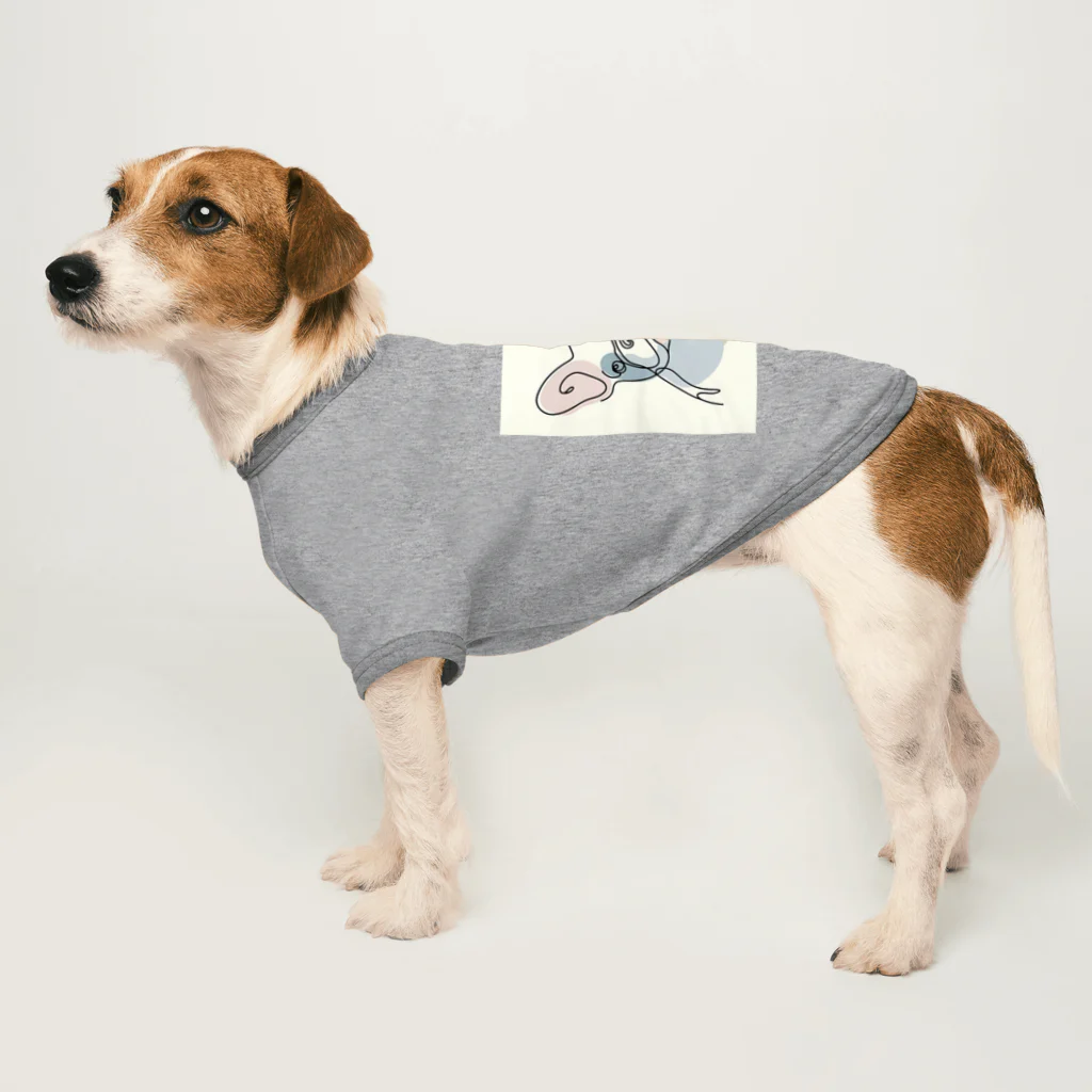 WithDog_Catのパステルフレブル Dog T-shirt