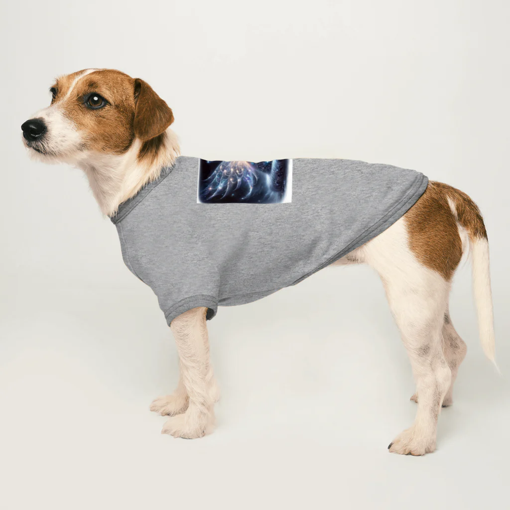 katohkouchiの星空の舞、夜を守る猫 Dog T-shirt