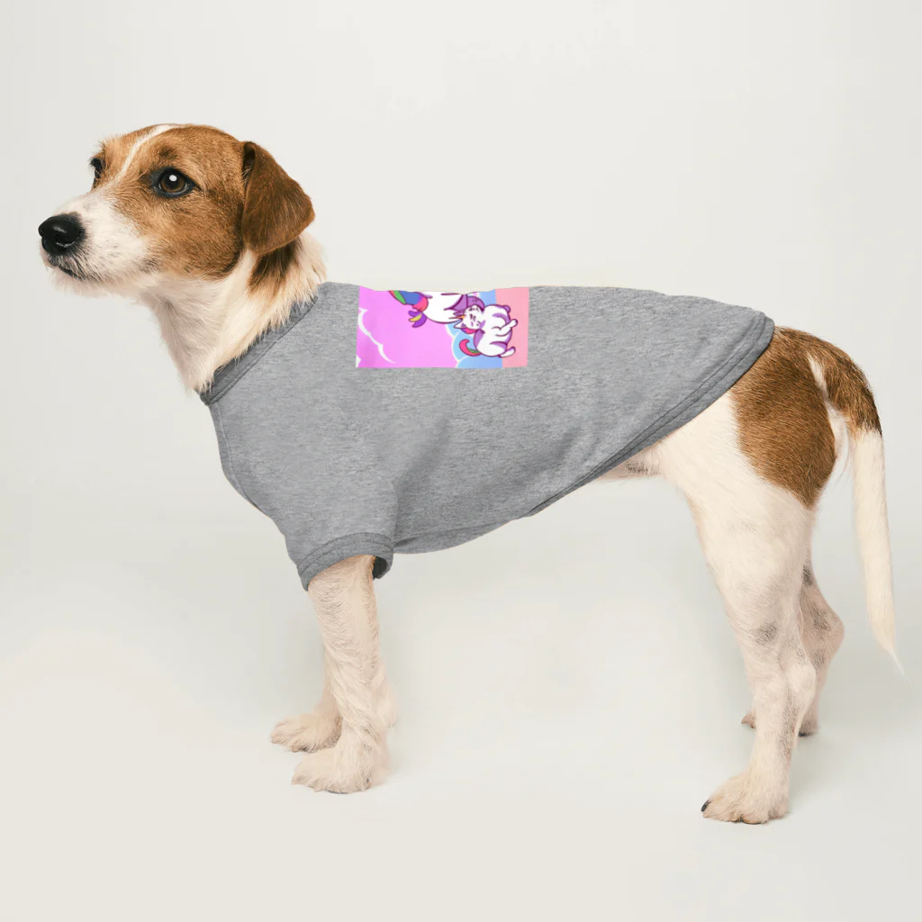 イマジネーション・ファクトリーのユニ猫 Dog T-shirt