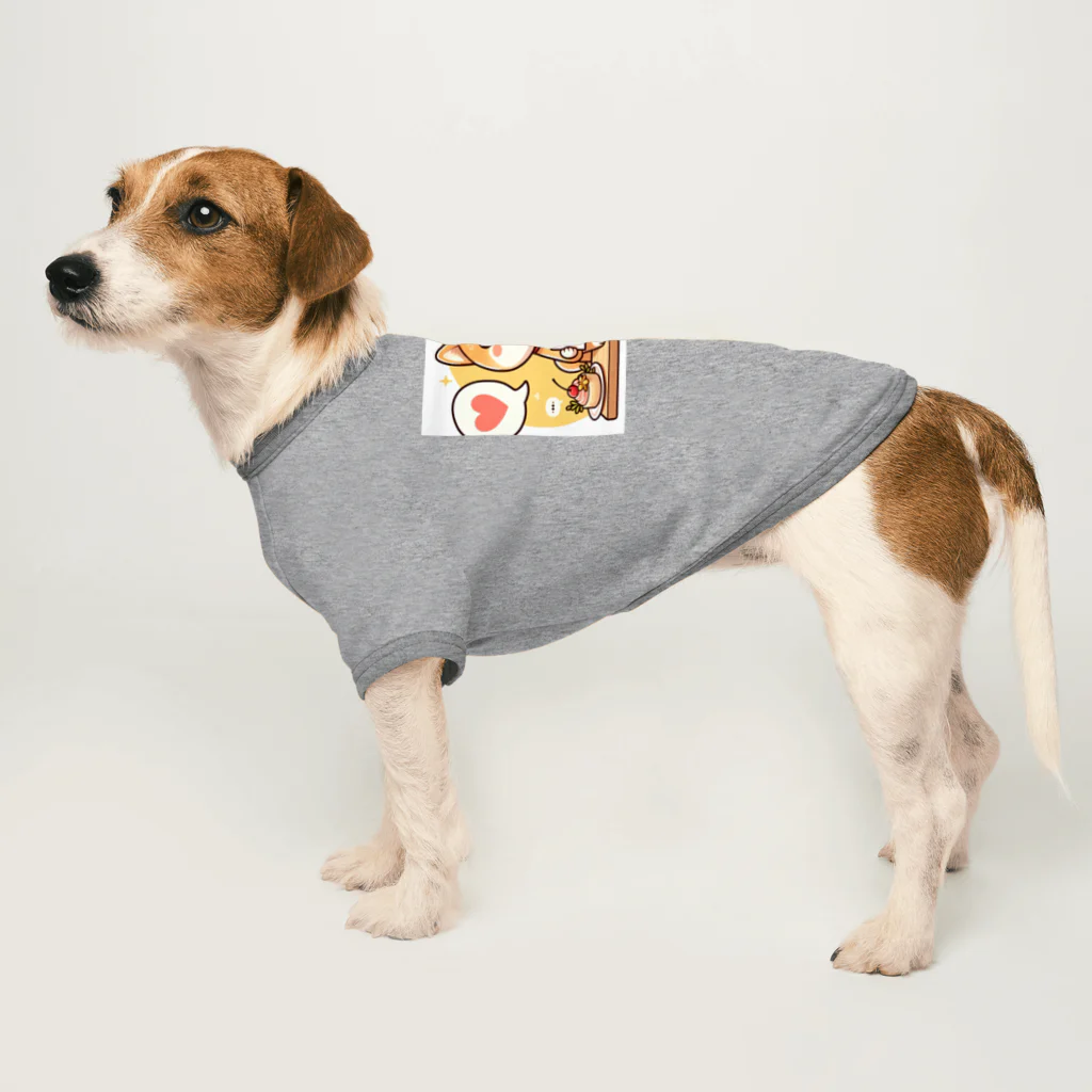 メアリーの可愛らしい表情の柴犬が感謝の気持ちを込めて Dog T-shirt