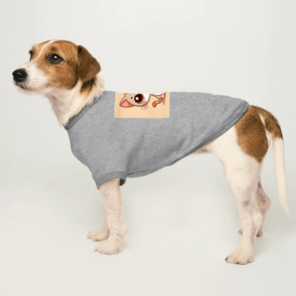 yos-1292583のねこニコばん Dog T-shirt