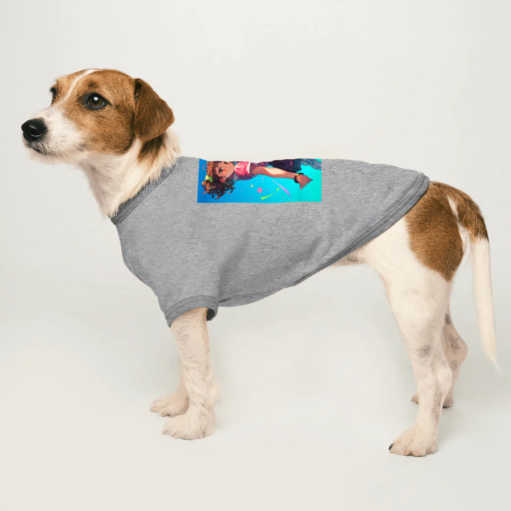 AQUAMETAVERSEの星屑のメロディ Marsa 106 Dog T-shirt