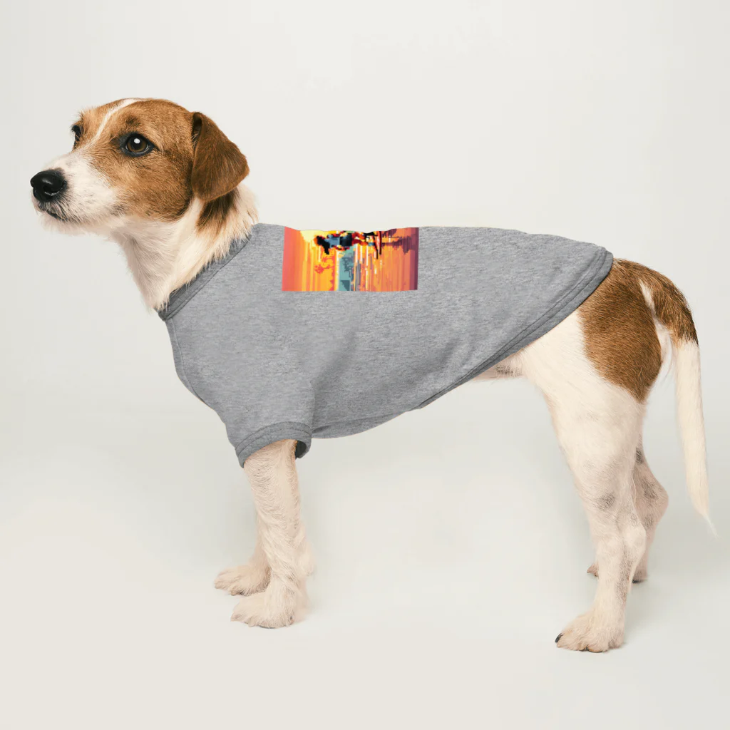 winwin6126の波乗りデビュー！ Dog T-shirt