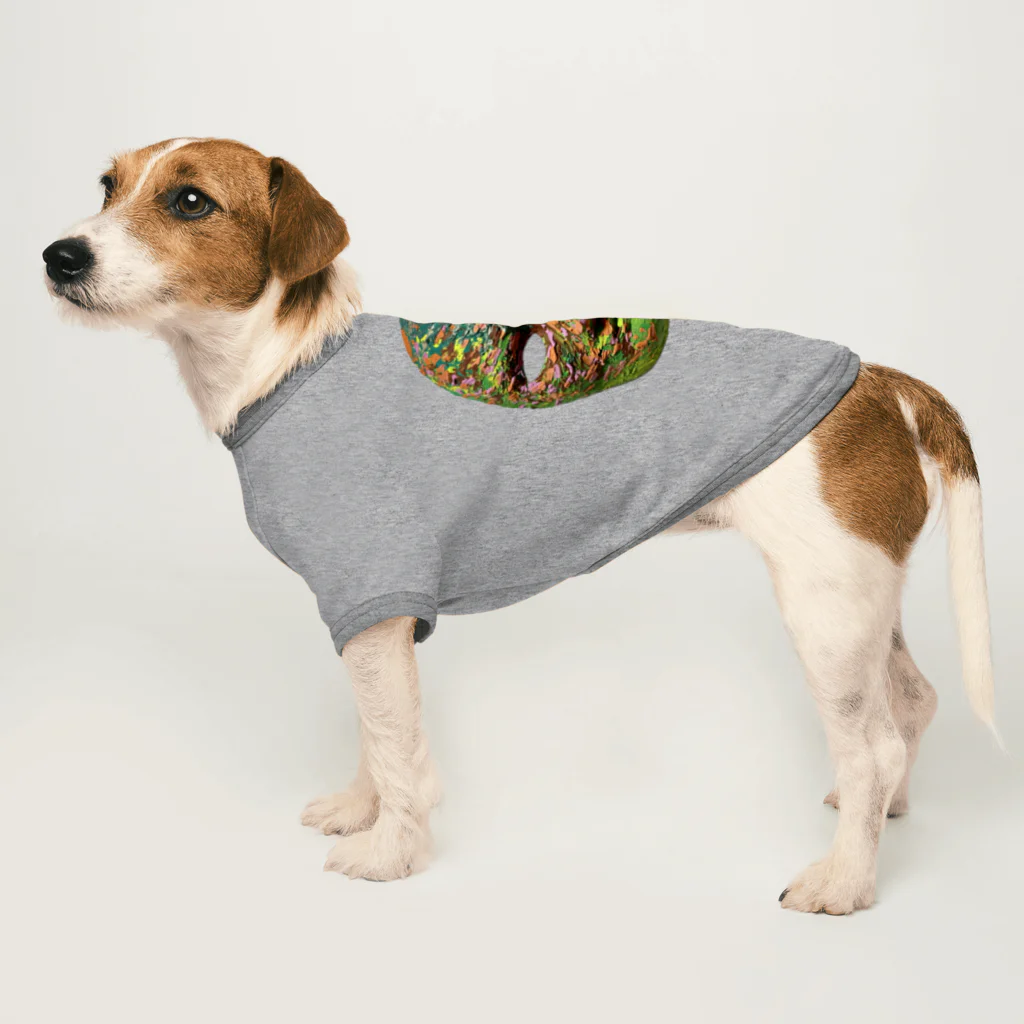 T.A.G テクスチャーアート 立体感 質感 カラフル 色彩 色合い 抽象 アブストラクト パワー エネルギー 波動 絶望 kawaiiのNew Planet Earth Dog T-shirt