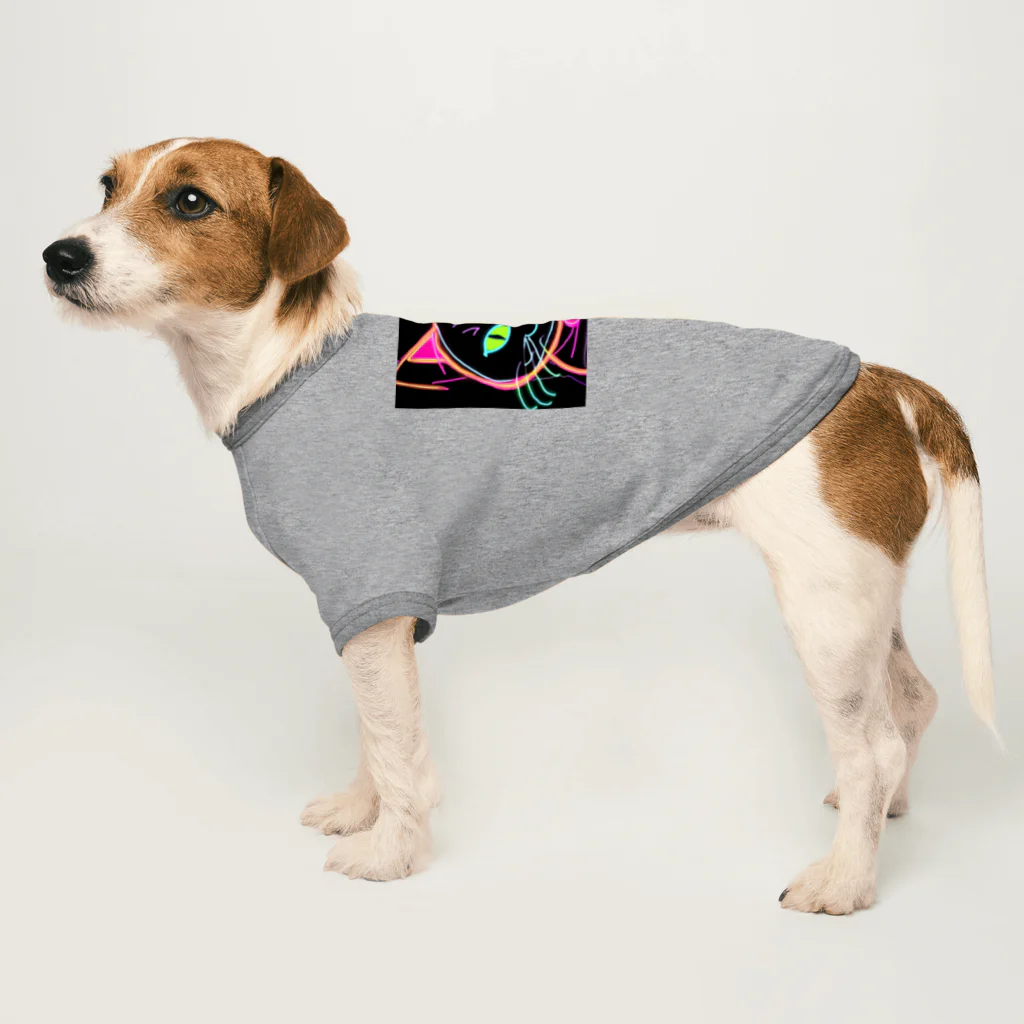 ねこLINEのニャオンカラー Dog T-shirt