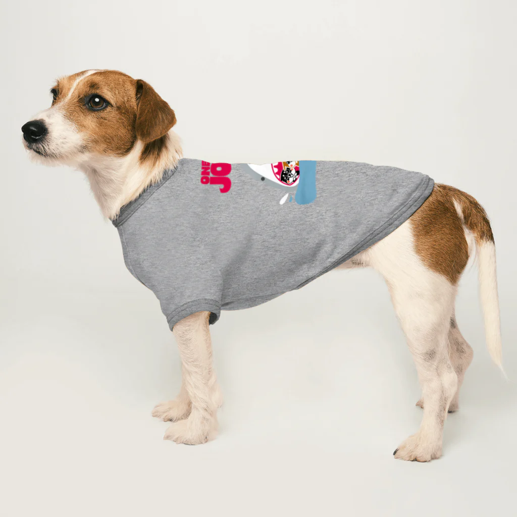 しっぽ堂のONEDARIJOZU Dog T-shirt