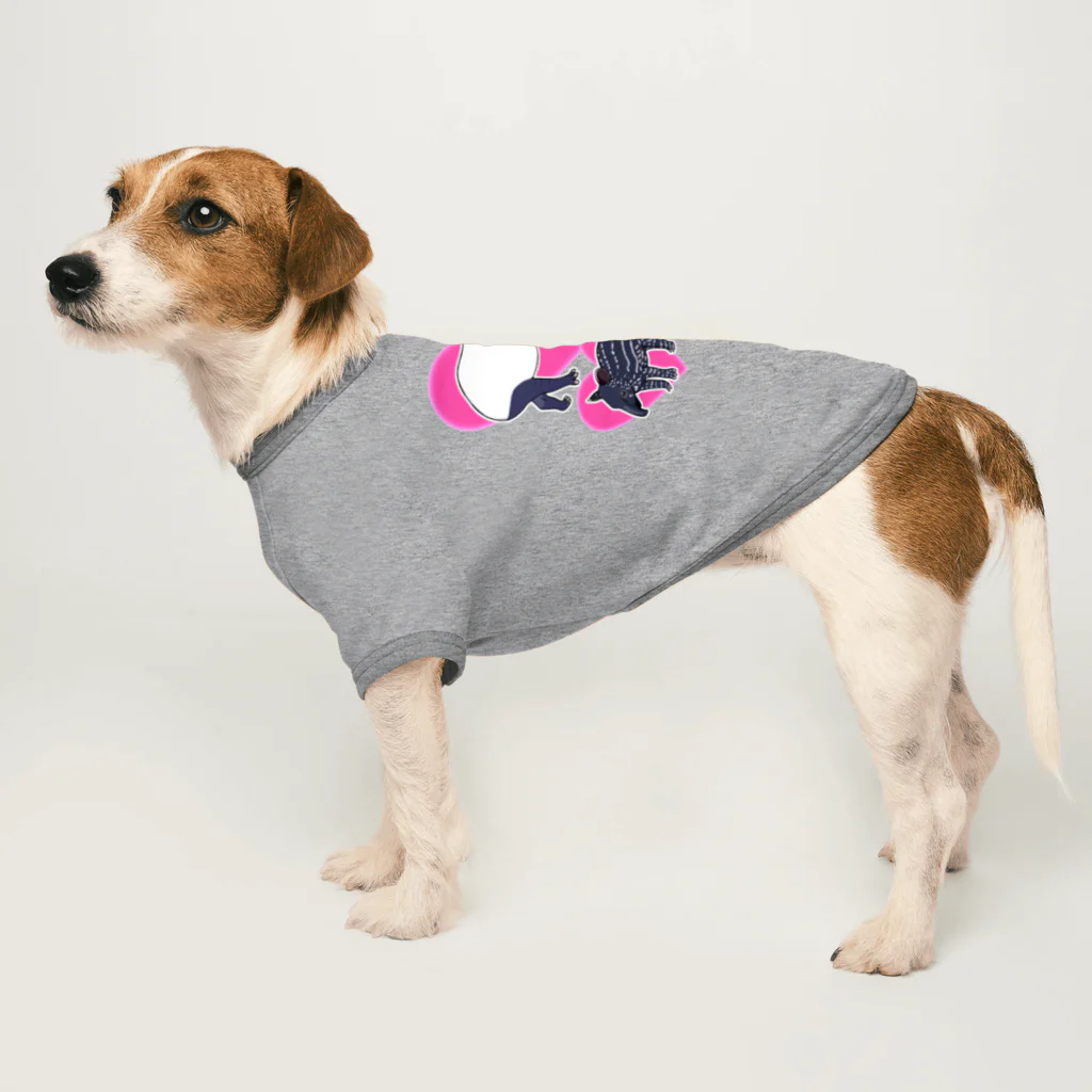 LalaHangeulのマレーバク　似てないけど親子です Dog T-shirt