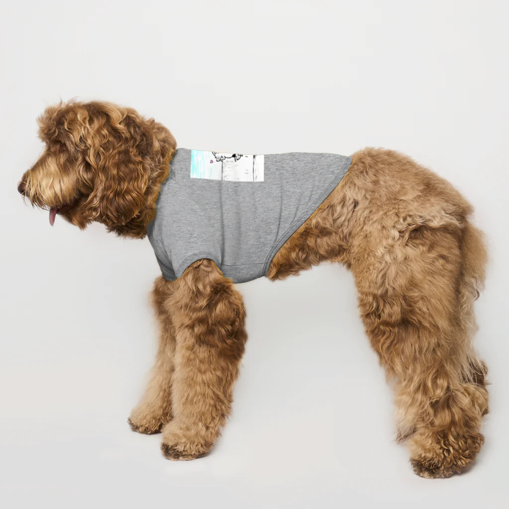 macomaco SUZURISTOREの海辺を見つめるリリー、支えるジョーイ Dog T-shirt