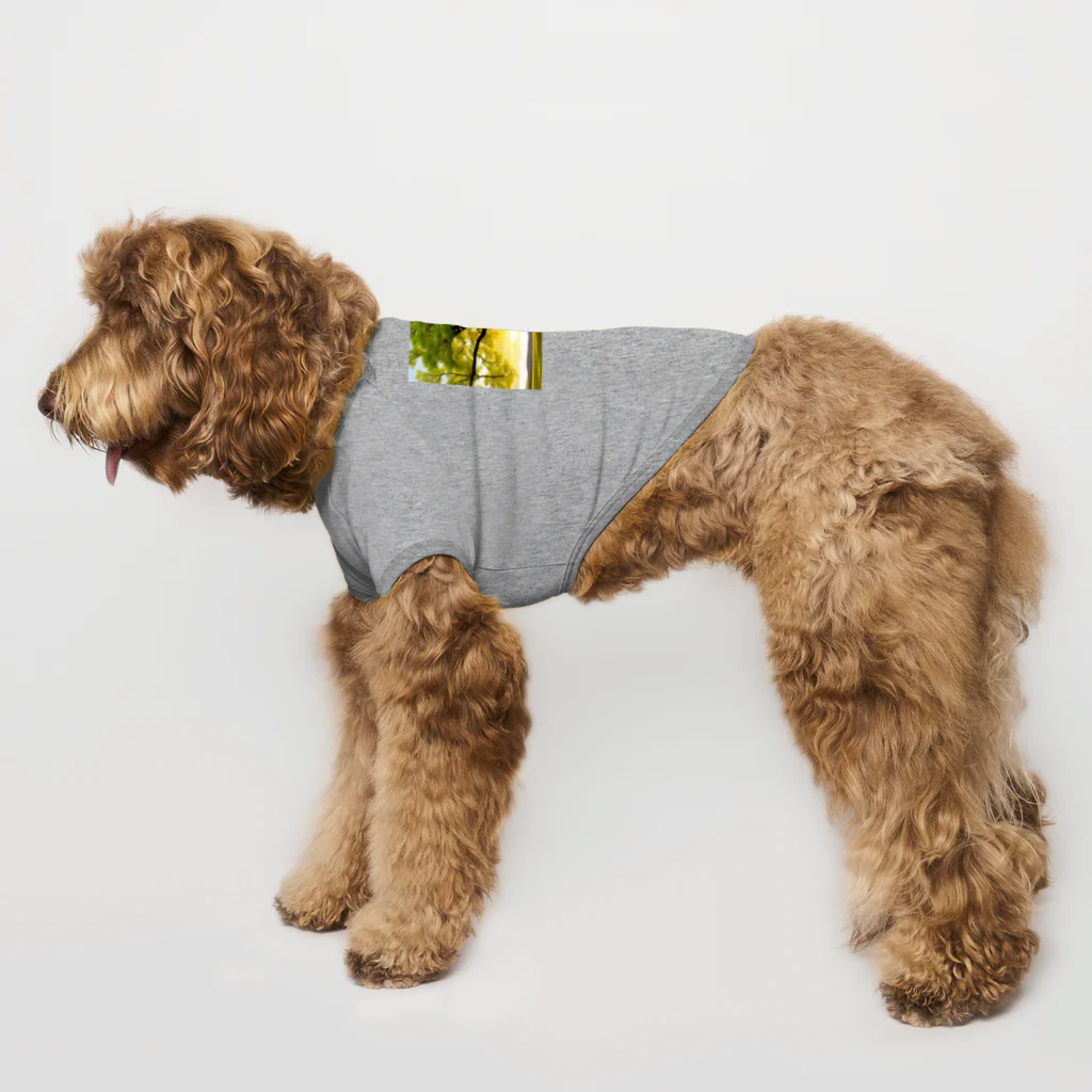 knurinの癒しウッド Dog T-shirt