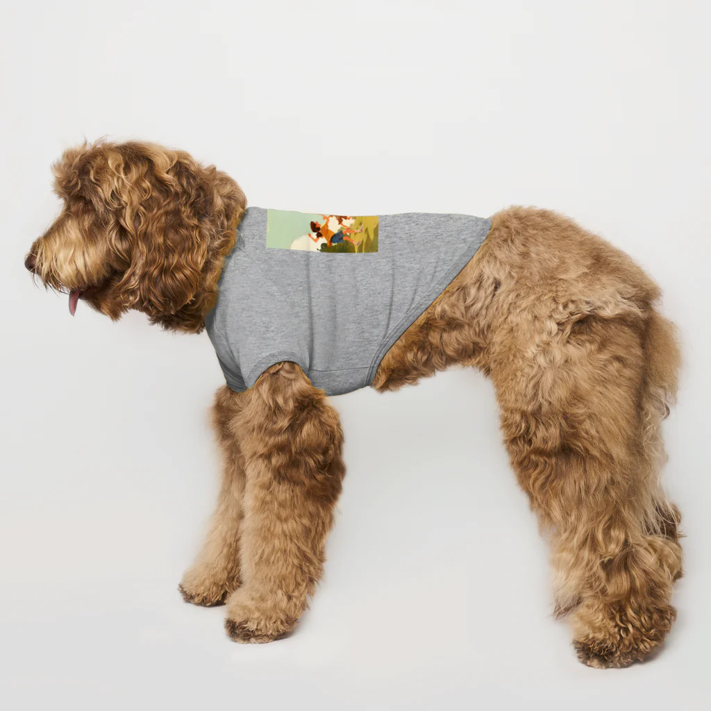 AQUAMETAVERSEの楽しそうな子供たち Dog T-shirt