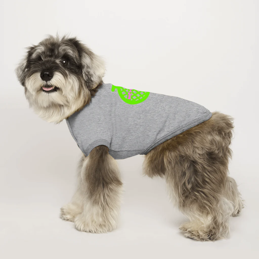 くまのや　kumanoyaのメロンのアイス Dog T-shirt