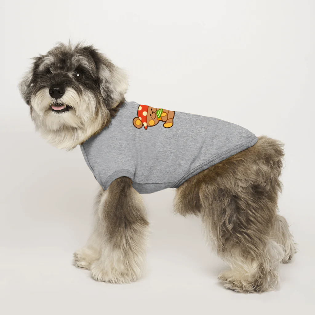 レタ(LETA)のぬいクマちゃんのキノコがり Dog T-shirt