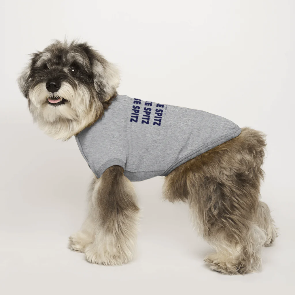 trill. 日本スピッツグッズのお店のJAPANESE SPITZシンプルデザイン 日本スピッツ Dog T-shirt