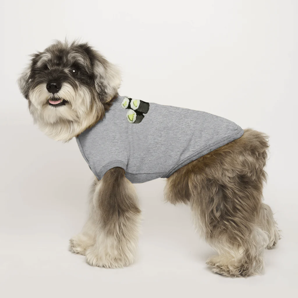 脂身通信Ｚのお寿司_細巻き寿司_かっぱ巻き_221024 Dog T-shirt