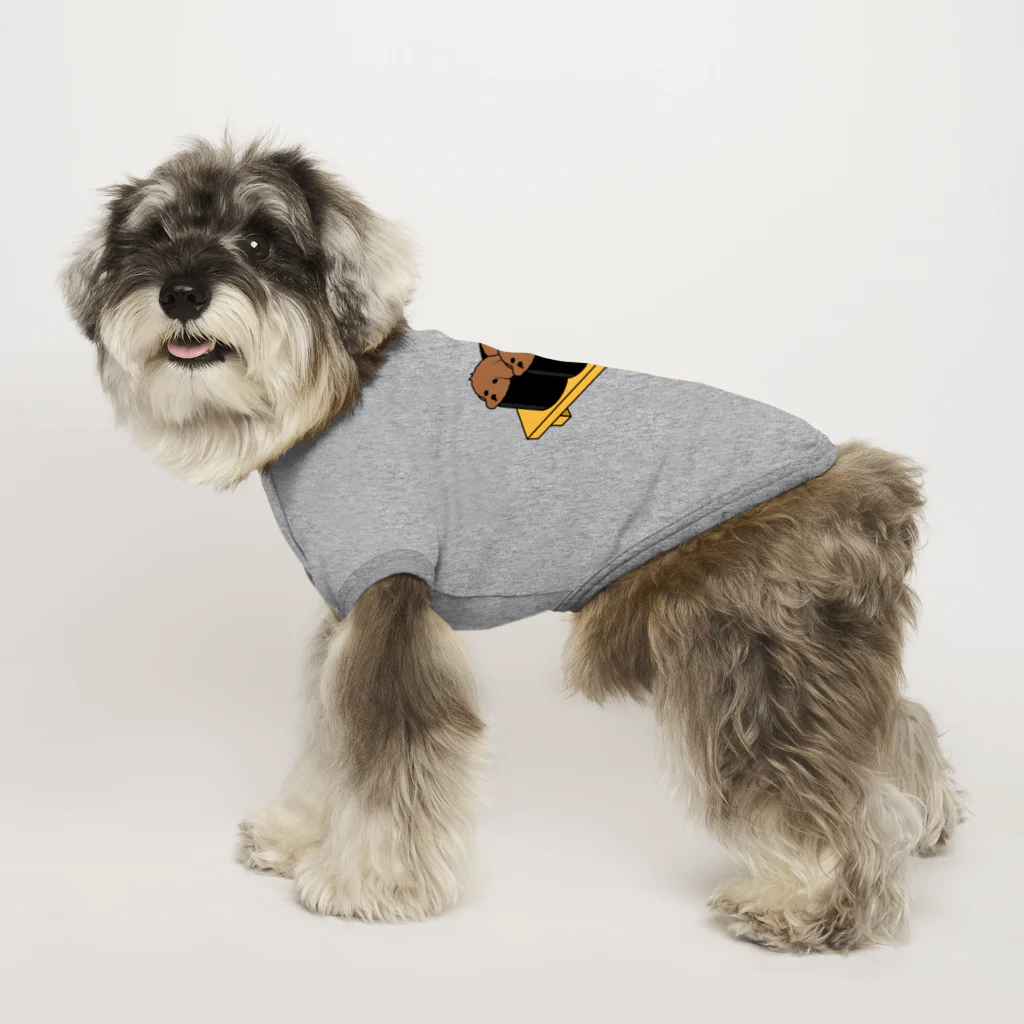 キノフシの店のトイプードルの軍艦巻き Dog T-shirt