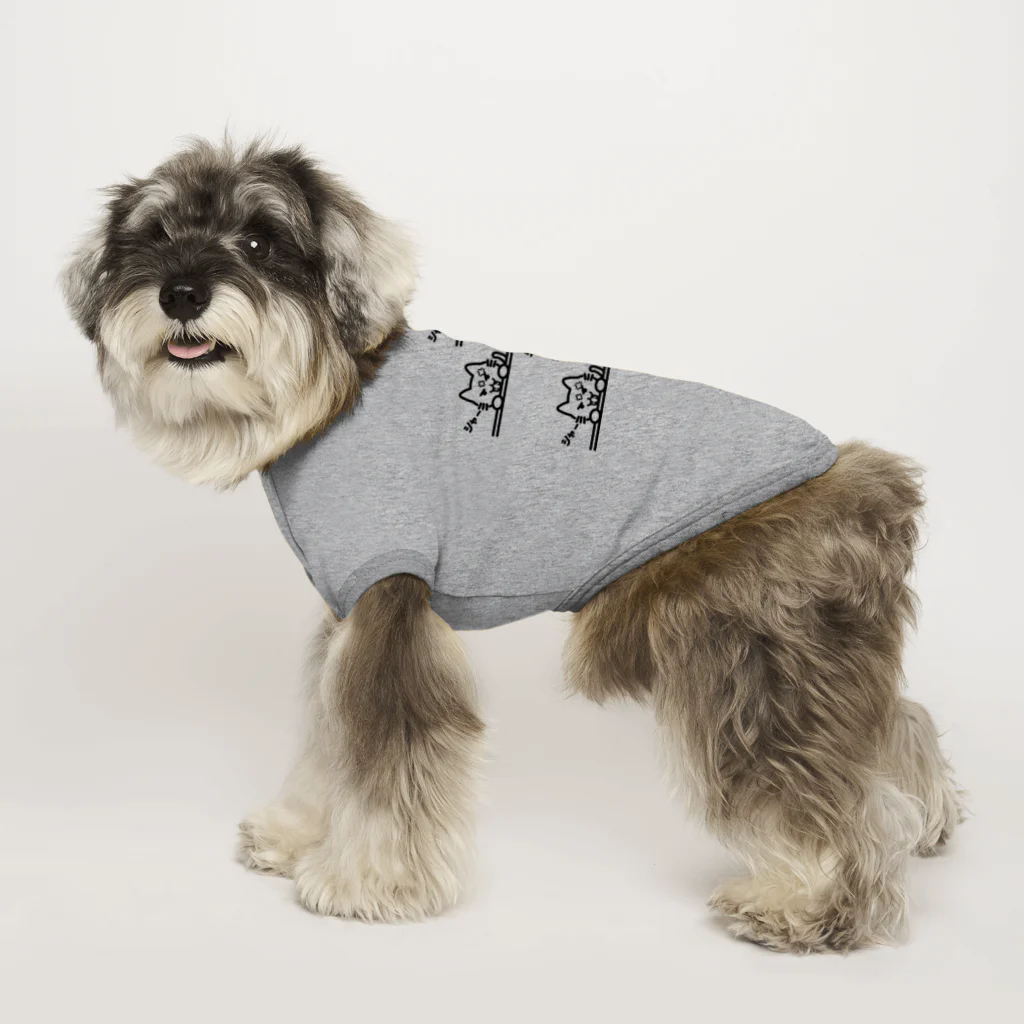 楽猫楽描しげ屋のシャーシャー Dog T-shirt