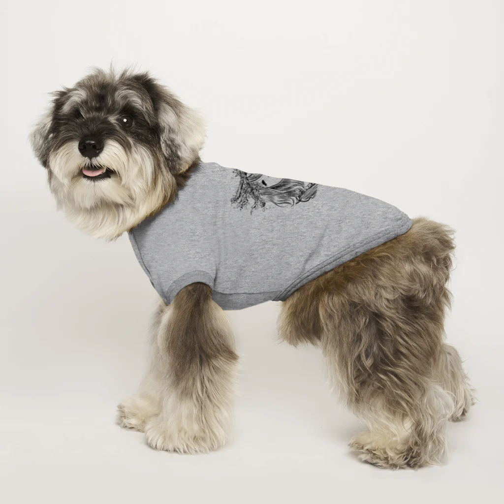 コーヒーロールのLady Luck-1 Dog T-shirt