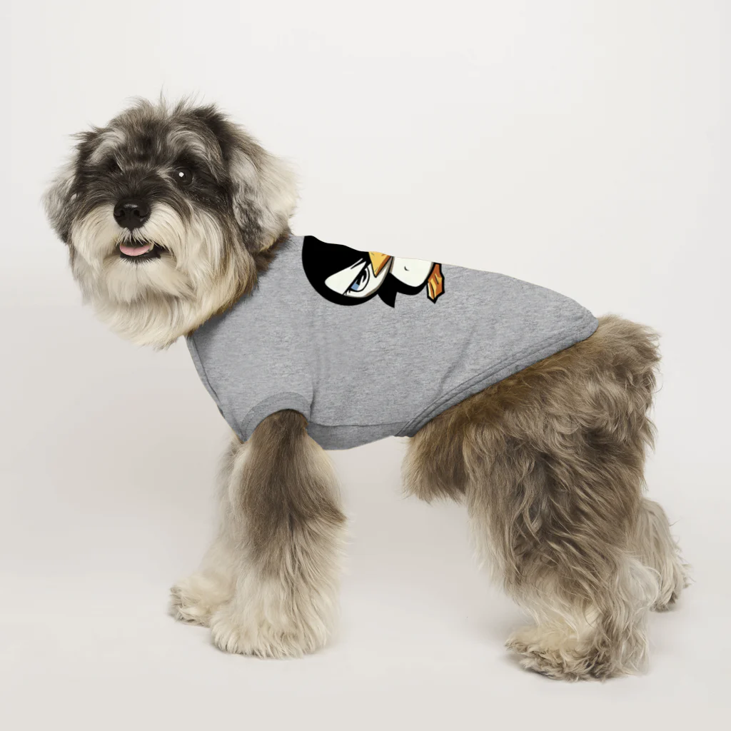 スバルSUZURI店のnaughty penguin 01 Dog T-shirt