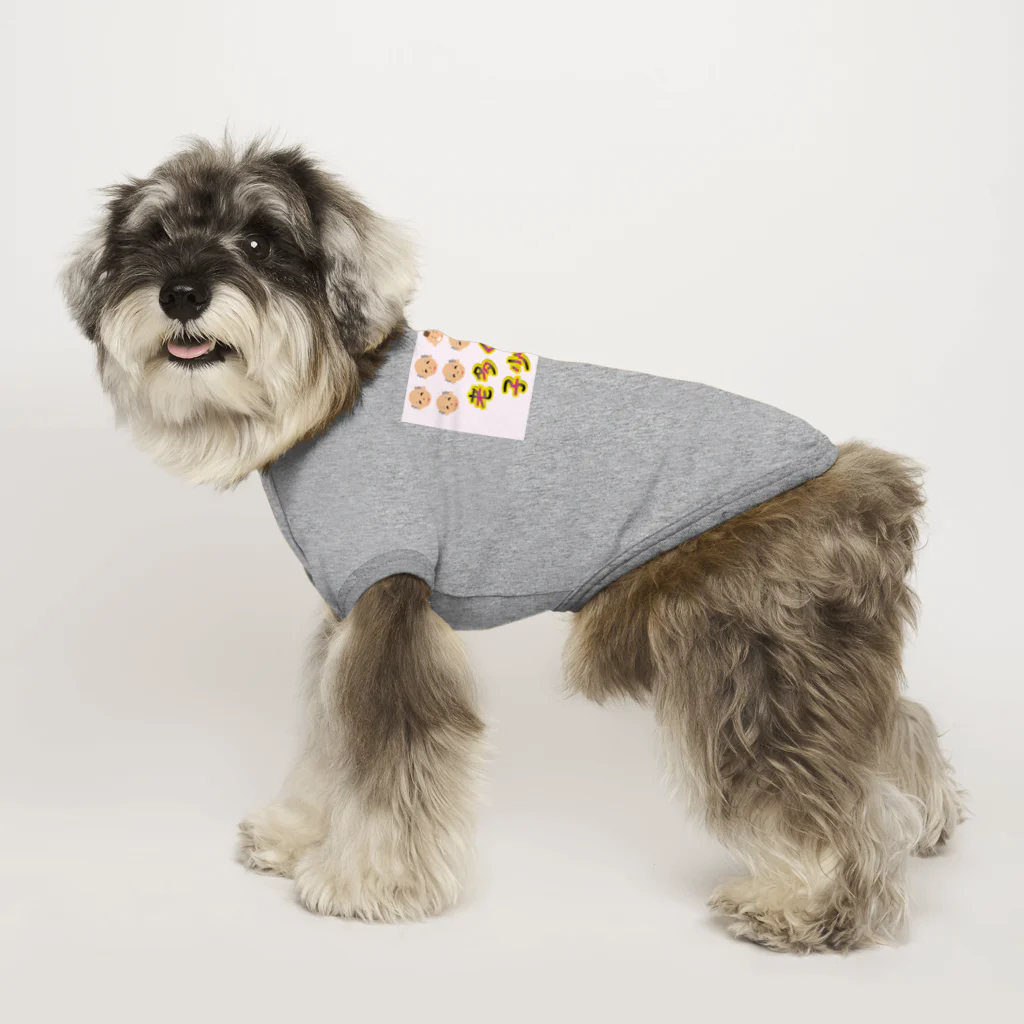 Drecome_Designの【少子高齢化】老多くして子少なし(労多くして功少なし)【捩(もじ)り】 Dog T-shirt