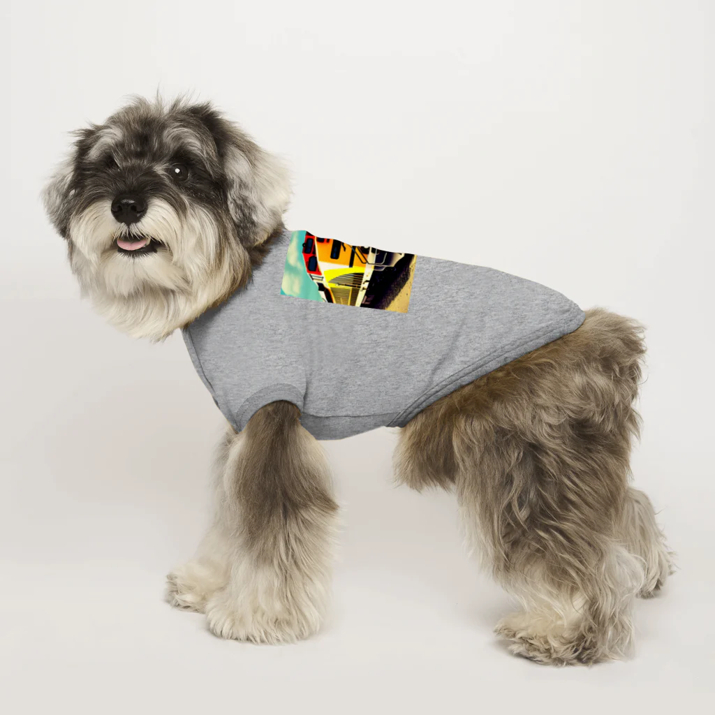 なすびん屋の鉄道マニアくん Dog T-shirt