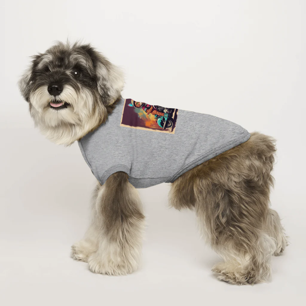 NECOSUIの猫ライダー Dog T-shirt