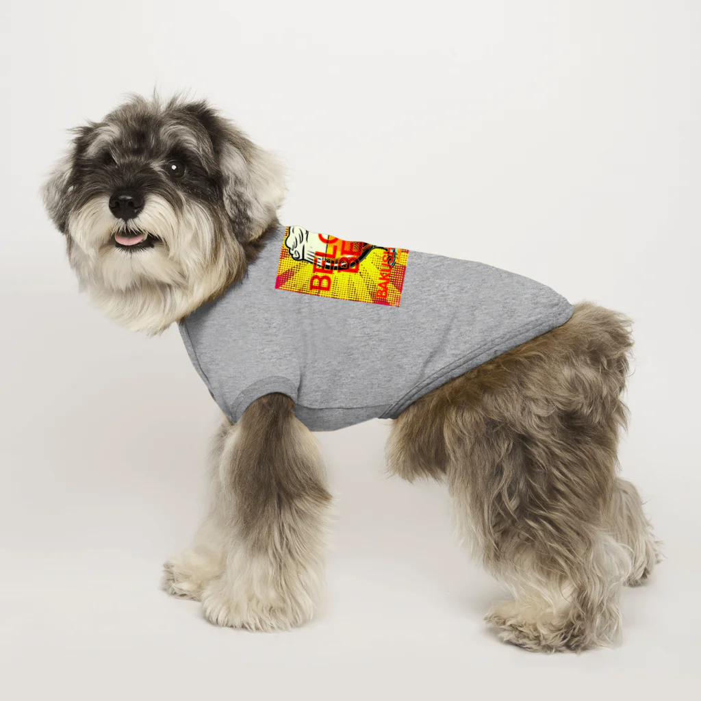 ベルギービールバー麦酒本舗公式グッズのベルギービールゴールデンエール version Dog T-shirt